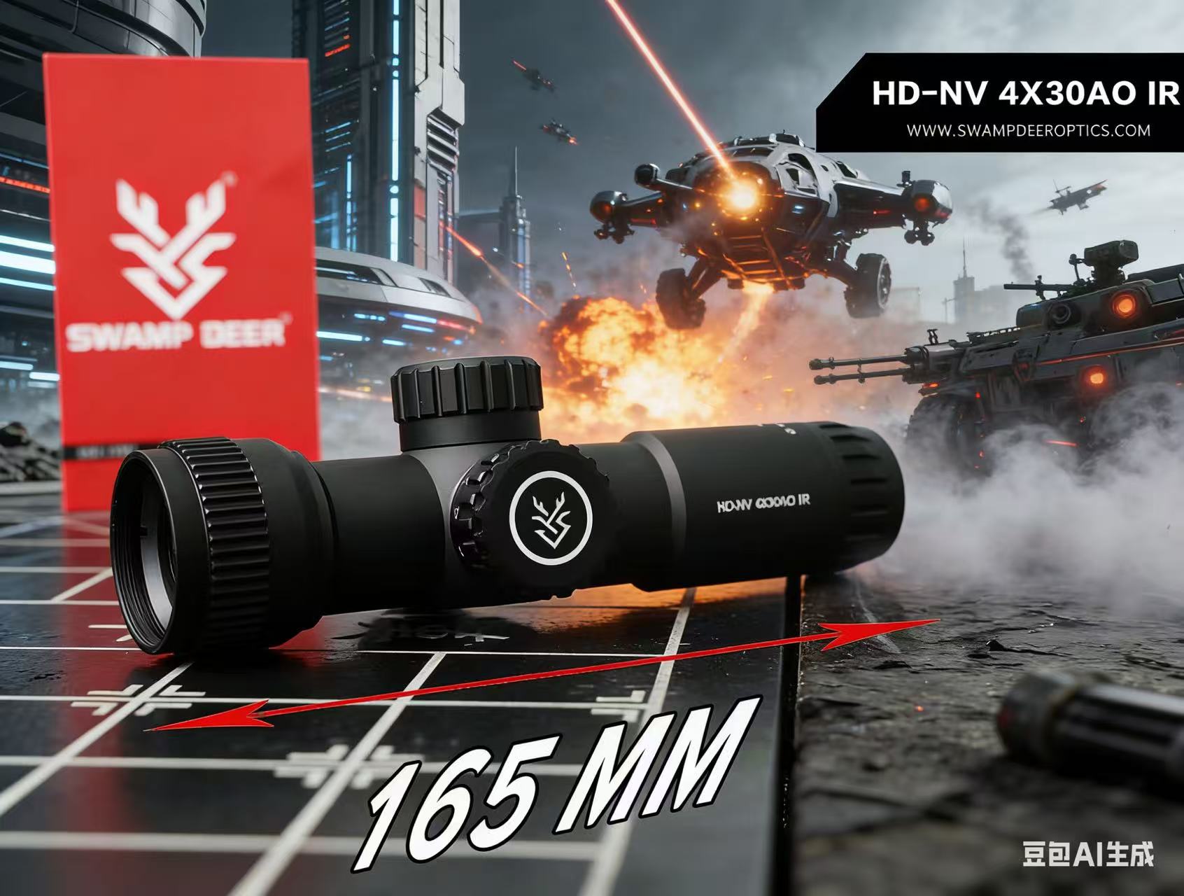 Home Cinema Center - กล้องส่องทางไกล SWAMP DEER HD-NV 4X30AO IR,