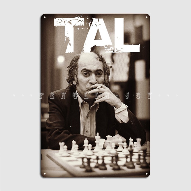 Home Cinema Room Accessories - รัสเซียหมากรุกมาสเตอร์ Mikhail Tal ป้ายโลหะ Cinema บ้านห้องนั่งเล่นโรงรถ
