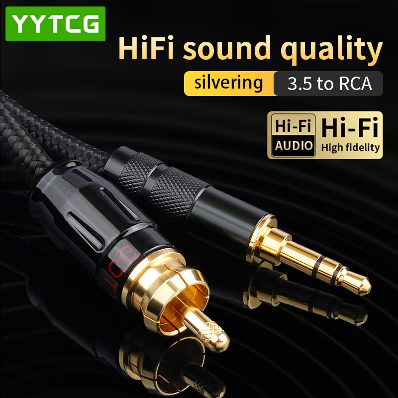 Home Cinema Ampli - สายโคแอกเชียล YYTCG SPDIF HIFI 3.5 มม.