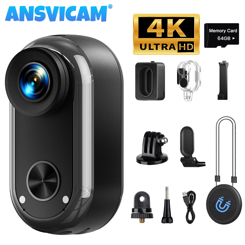 Home Cinema Hd - กล้องแอคชั่น ANSVICAM 4K HD Mini Wifi