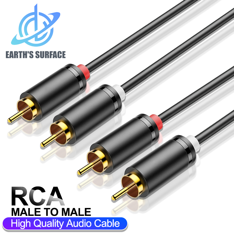 Home Cinema Ampli - ไฮไฟสเตอริโอ RCA สาย 2RCA ถึง RCA