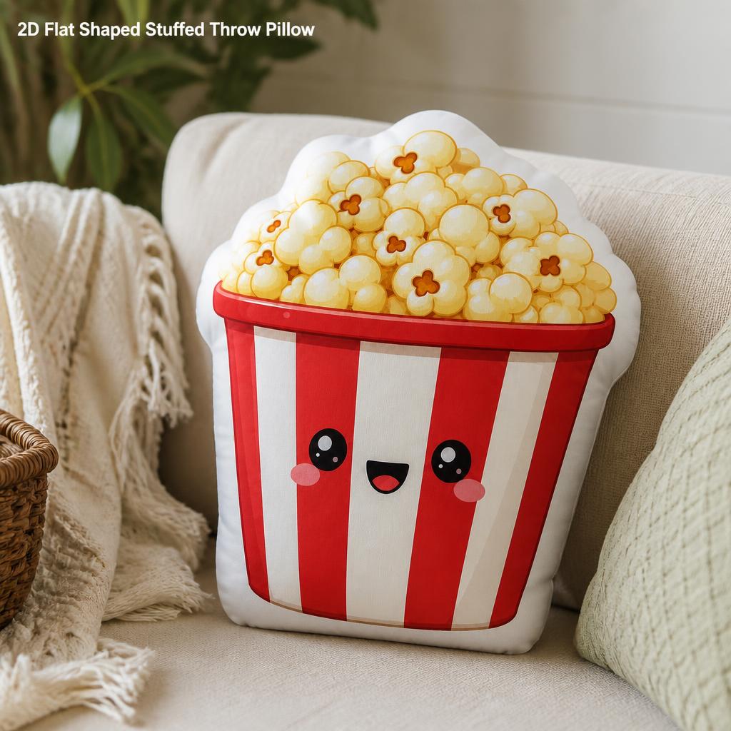 หมอนอิงตุ๊กตาป๊อปคอร์นน่ารักสไ - Home Cinema Food บทวิจารณ์และราคา