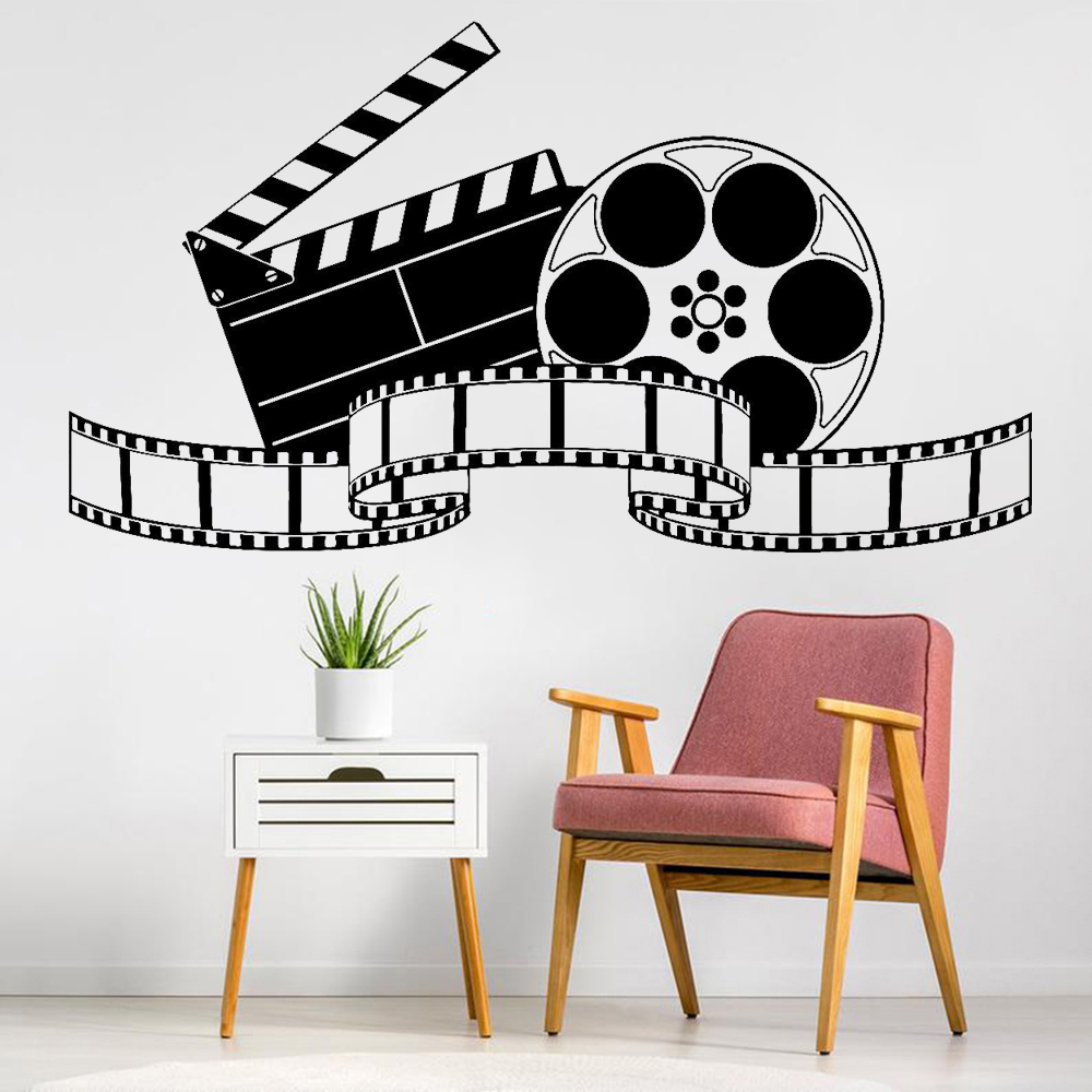 การถ่ายทำไวนิลรูปลอกผนังศิลปะภ - Home Cinema Room Accessories บทวิจารณ์และราคา