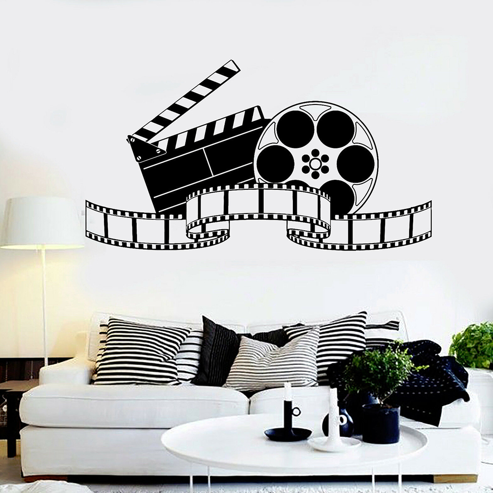 การถ่ายทำไวนิลรูปลอกผนังศิลปะภ - Home Cinema Room Accessories บทวิจารณ์และราคา