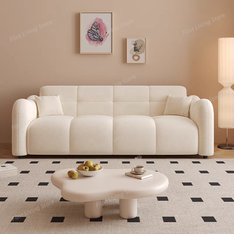 โซฟาห้องนั่งเล่นแบบครีมโทนสีผ่ - Home Cinema Room Accessories บทวิจารณ์และราคา
