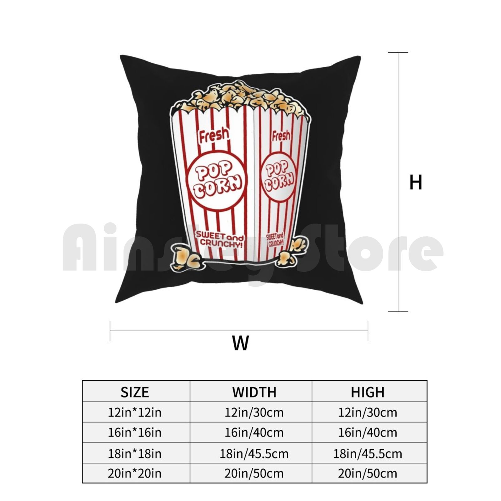 ปลอกหมอนลายพิมพ์ธีมโรงภาพยนตร์ - Home Cinema Food บทวิจารณ์และราคา