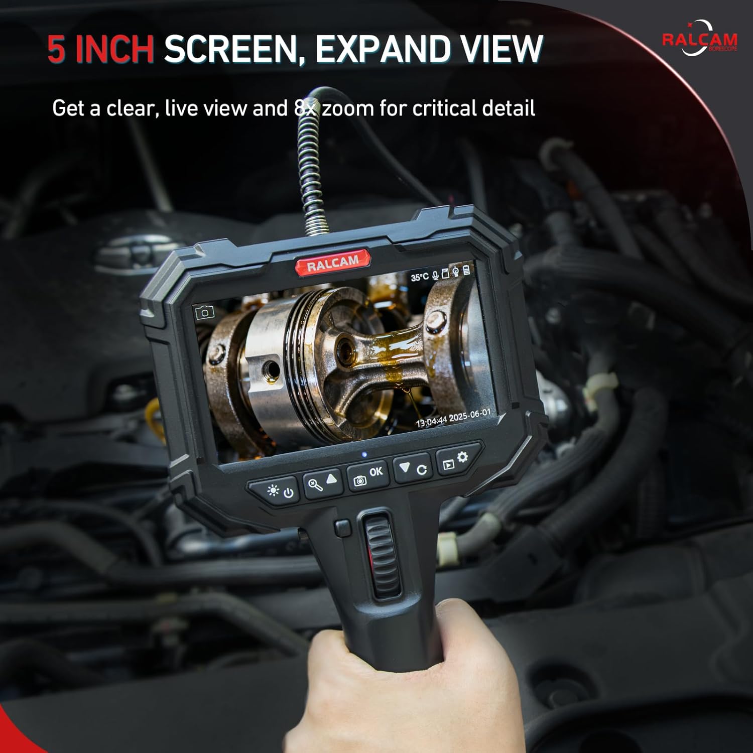 กล้องเอ็นโดสโคป Ralcam พร้อมไฟ - Home Cinema Hd บทวิจารณ์และราคา