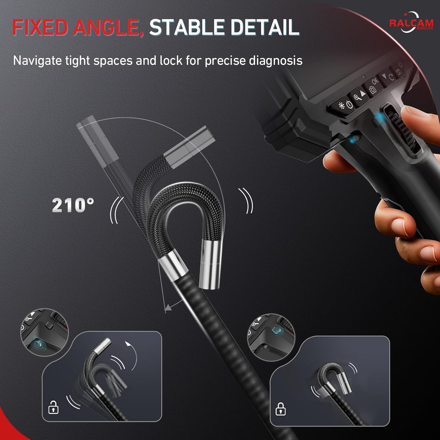 กล้องเอ็นโดสโคป Ralcam พร้อมไฟ - Home Cinema Hd บทวิจารณ์และราคา