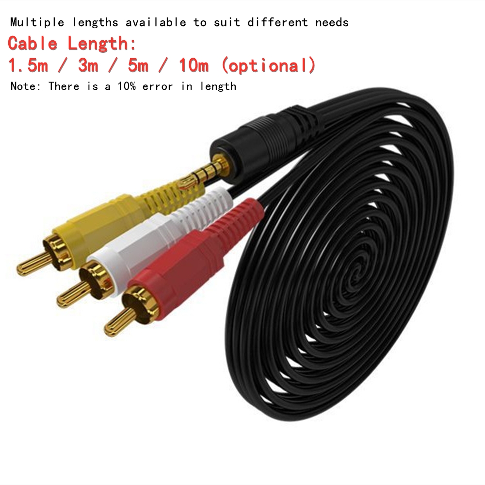 3.5 มม.ถึง 3 RCA Audio Video C - Home Cinema Ampli บทวิจารณ์และราคา