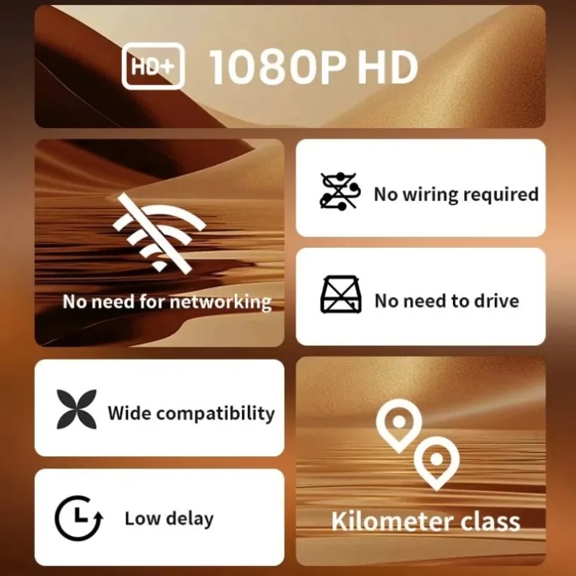เสาอากาศคู่ 1000M ไร้สาย HDMI  - Home Cinema Hd บทวิจารณ์และราคา