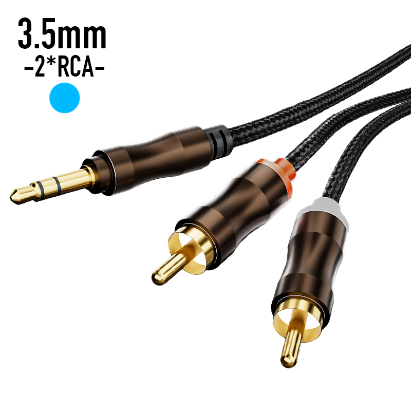 สายเคเบิลเสียง RCA เป็น 3.5 มม - Home Cinema Ampli บทวิจารณ์และราคา
